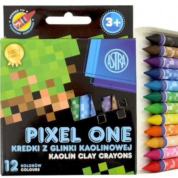 GAME PIXEL KREDKI GRAFIONOWE 12 KOL dla chłopaka