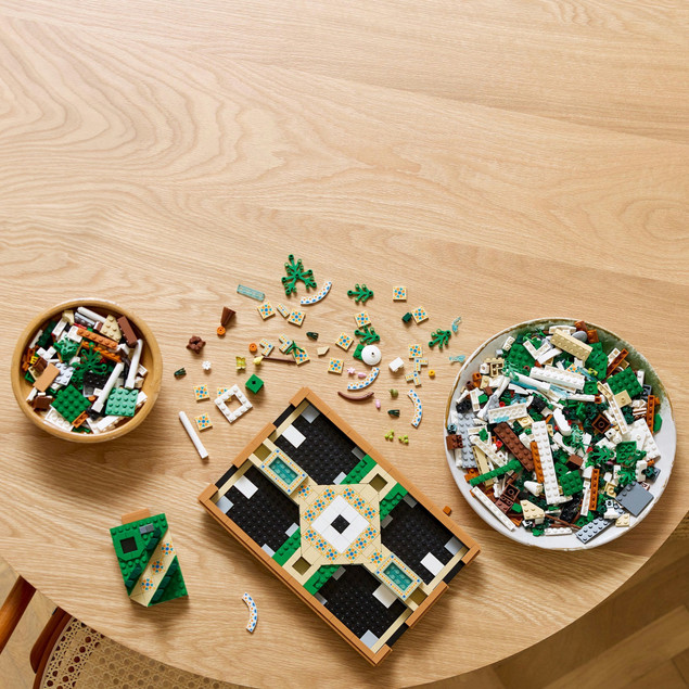 Klocki Zestaw LEGO ICONS 10359 Fontanna w Ogrodzie | Dla Dorosłych