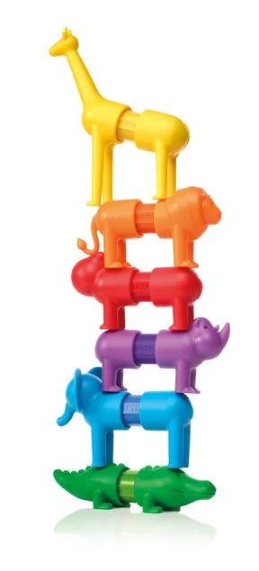 Klocki magnetyczne SmartMax My First Safari Animals IUVI Games 18 szt._2