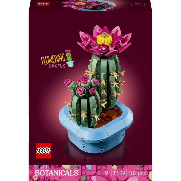 LEGO Botanicals 11509 Kwitnący Kaktus - Zestaw dekoracyjny dla dorosłych