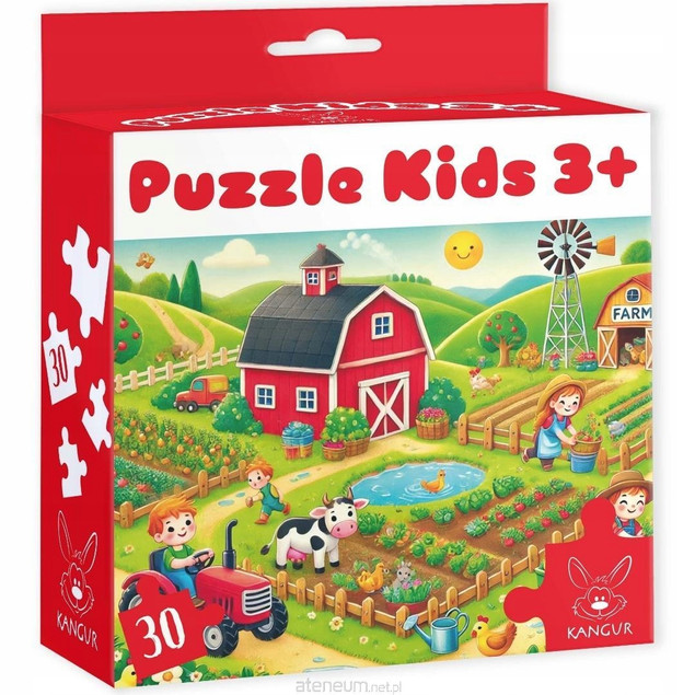 Puzzle 30 Kids Farma 3+ Kangur 175x140 mm