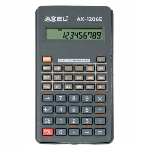 Kalkulator Naukowy Axel AX-1206E – Biurowy, Zaawansowany