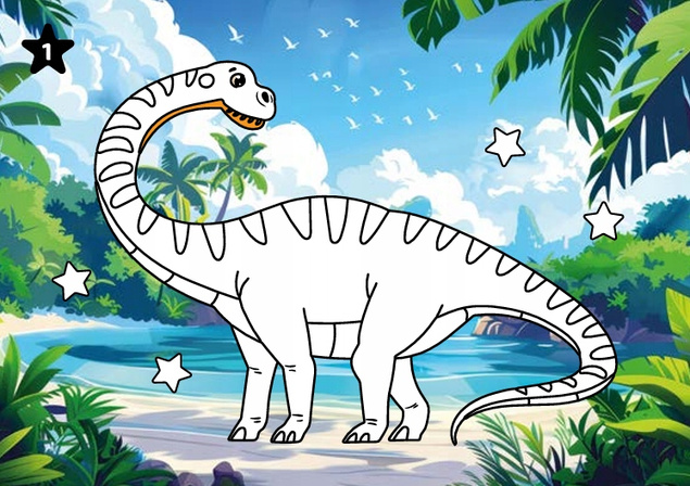 Zadanka i Piaskowanki DINOZAURY z Piaskiem i Rysikiem 5+ Skrzat