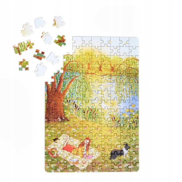 Puzzlove CzuCzu Czas na Kwiaty – Puzzle Akwarelowe 4x150 Elementów