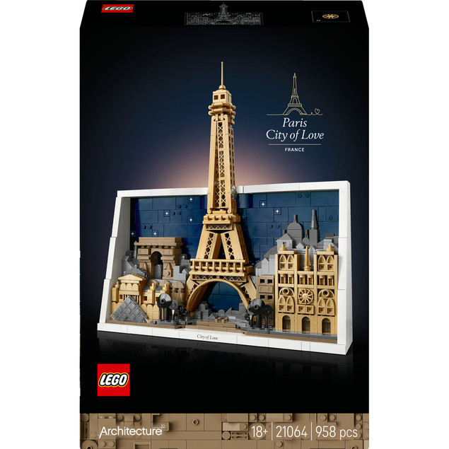 LEGO Architecture 21064 Paryż Miasto Miłości – Zestaw Kolekcjonerski dla Dorosłych