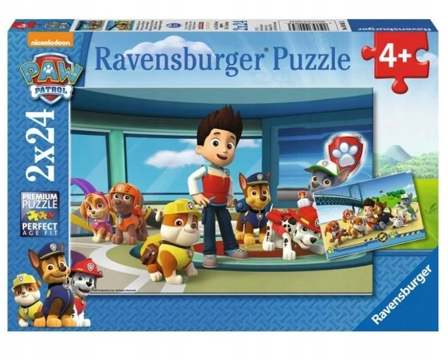 Psi Patrol Puzzle 2X24 Rubble i przyjaciele
