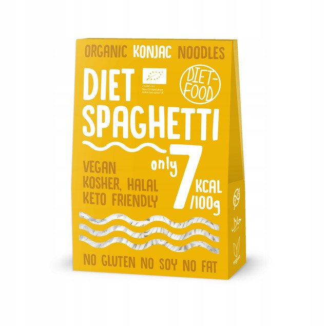 Makaron spaghetti z rośliny shirataki konjac Diet Food 385 g
