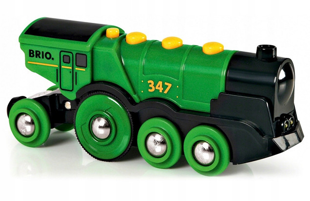Brio Kolejka Klasyczna zielona lokomotywa 33593
