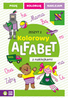 Kolorowy Alfabet z Naklejkami Zeszyt 2. Nauka Pisania dla Dzieci 4-5 lat.