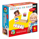 Montessori Kostka Po Kostce PISANIE 4 Kostek Zabawka Edukacyjna 5+ Multigra