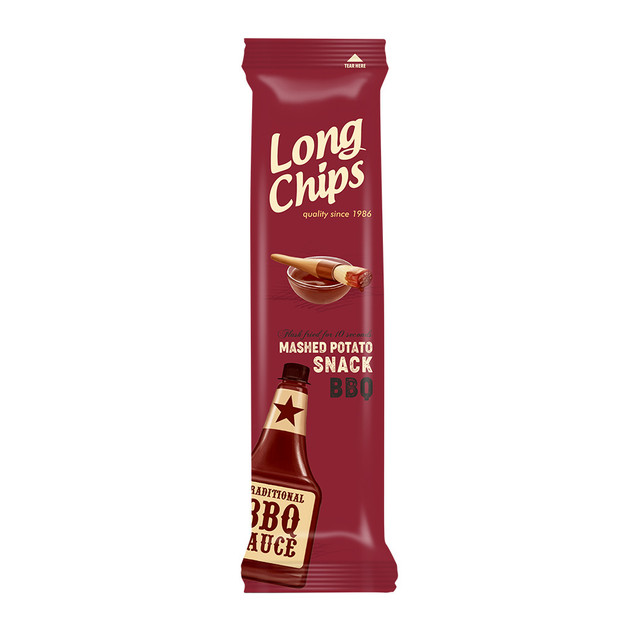 Długie chipsy barbecue Long Chips 75g