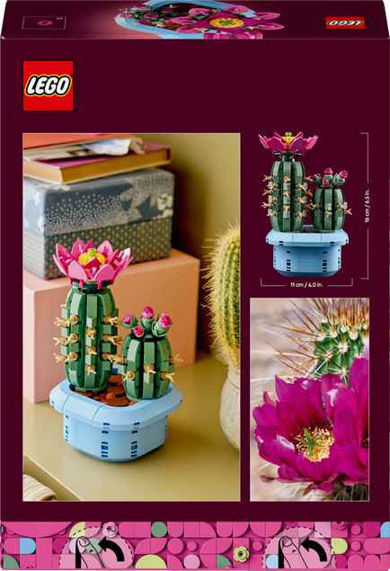 LEGO Botanicals 11509 Kwitnący Kaktus - Zestaw dekoracyjny dla dorosłych