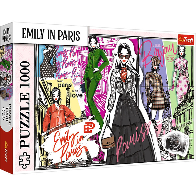 Trefl Puzzle 1000 el Emily w Paryżu Modowe Inspiracje