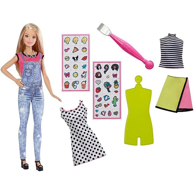 Barbie Zrób to sama: Modne naklejki Mattel DYN93