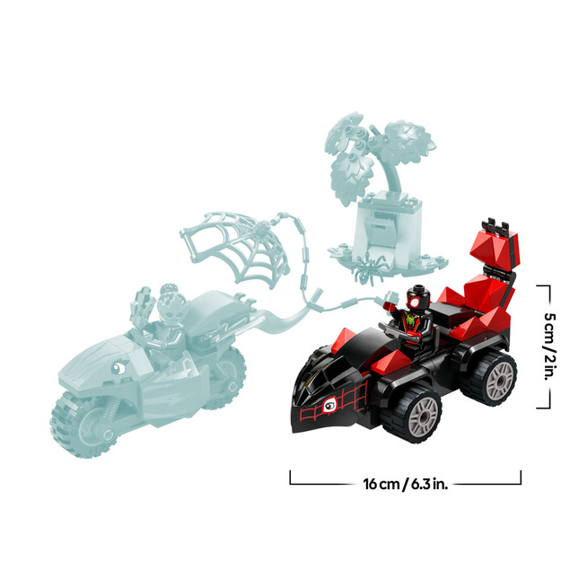 LEGO Marvel Spidey 11198 Pościg Spina za Electro w Dinopojeździe 4+