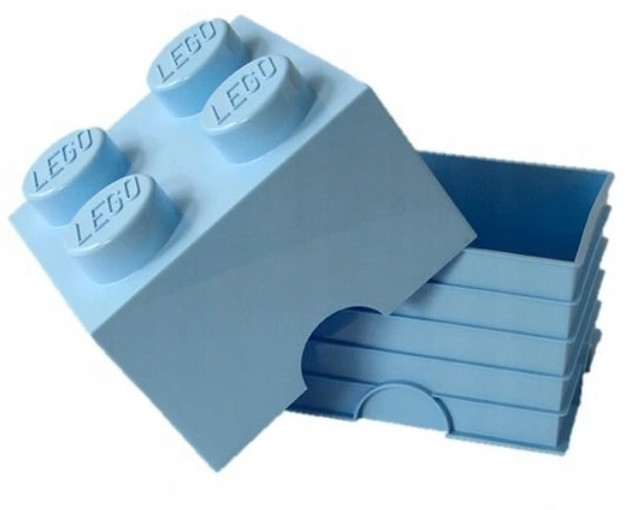 LEGO Pojemnik na Klocki Storage Brick 2x2 Jasnoniebieski 40031736