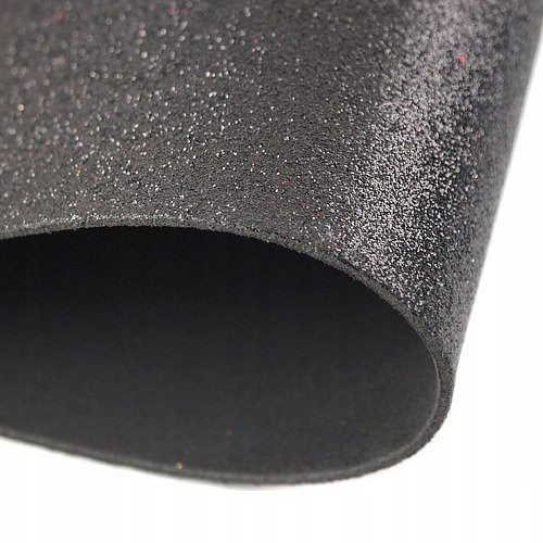 Arkusze Piankowe BROKATOWE Brokat A4 CZARNE 5 Arkuszy Pianka Happy Color