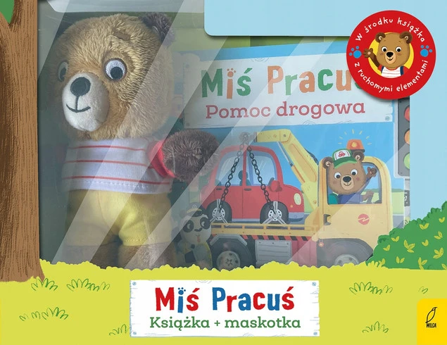 Miś Pracuś. Pomoc drogowa + maskotka Benji Davies