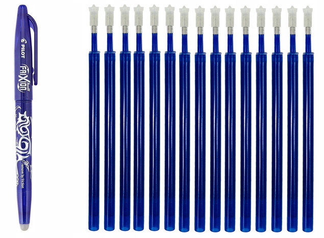 Długopis ZMAZYWALNY PILOT + 15x Wkłady ZESTAW