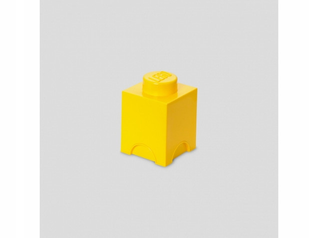 Pojemnik LEGO® Storage Brick 1 Stud Żółty 40011732