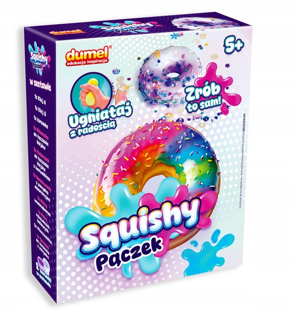 Gotowy pączek Squishy wykonany z masy klejącej Dumel