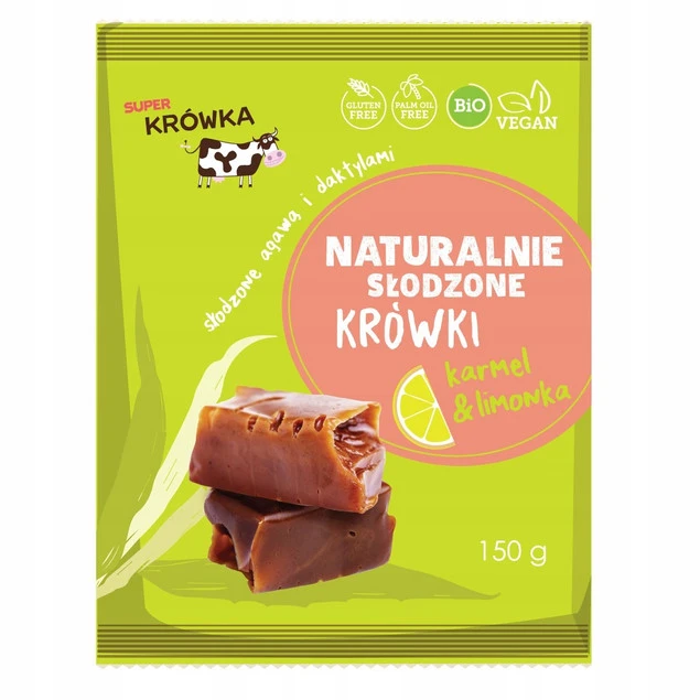 Krówki wegańskie Super Krówka limonka 150 g