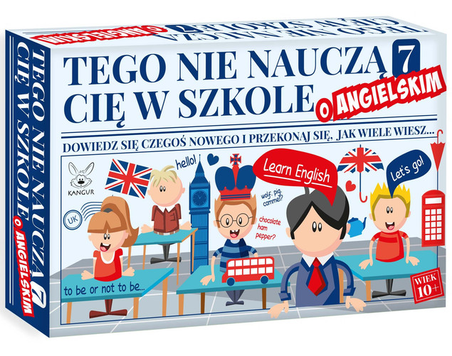 Gra planszowa Tego nie nauczą Cię w szkole 7: O Angielskim Kangur | Nauka Języka