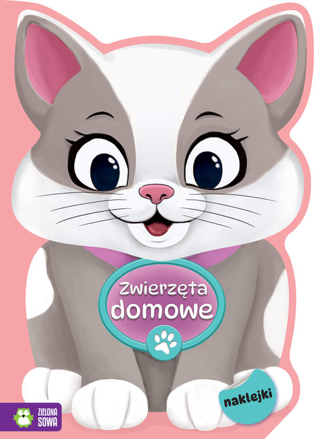 Kolorowanka Na Tropie Kolorów: Zwierzęta Domowe Zielona Sowa