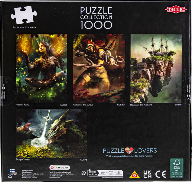 Puzzle 1000 elementów Tactic Archer of the Grove - Fantastyka