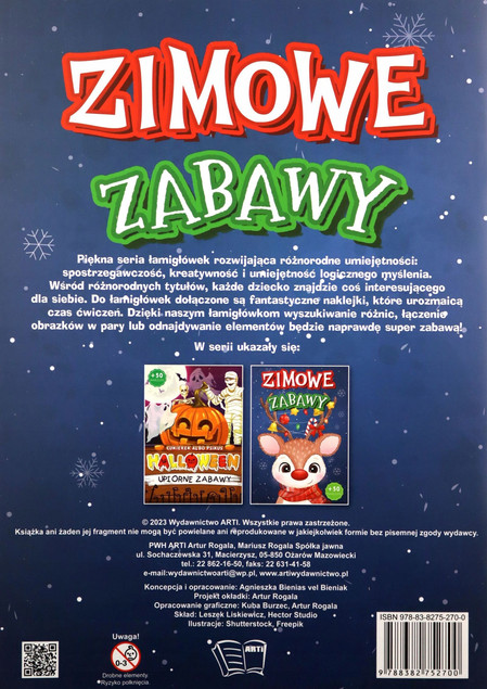 Zimowe łamigłówki Praca zbiorowa