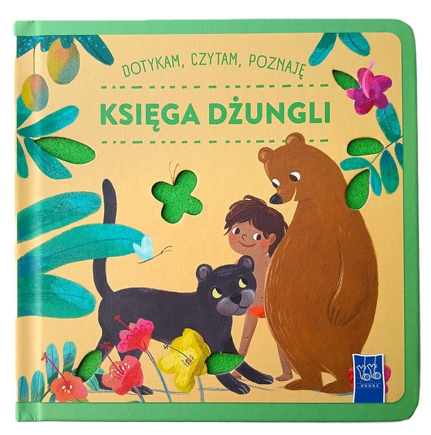Dotykam, czytam, poznaję bajki. Księga Dżungli - okładka