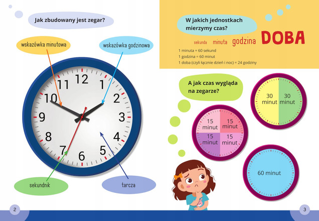 Matematyka Klasa 1-3: Czas i Kalendarz. Mądry Uczeń. Tamara Malska
