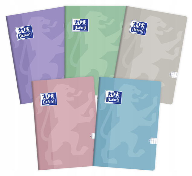Zeszyt Oxford Touch Pastel A5 60 kartek w kratkę