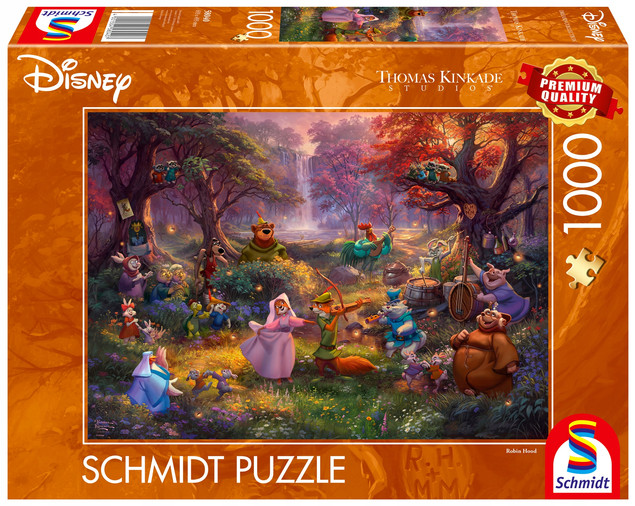 Schmidt PQ Puzzle 1000 el. Thomas Kinkade Robin Hood (Disney) Premium Quality