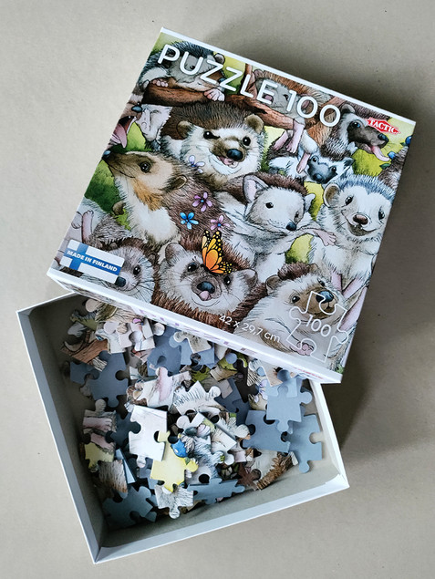 Puzzle Tactic 100 Jeże (Hedgehogs)