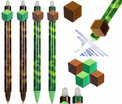4x Długopis Wymazywalny Automatyczny MINECRAFT City Jungle CoolPack