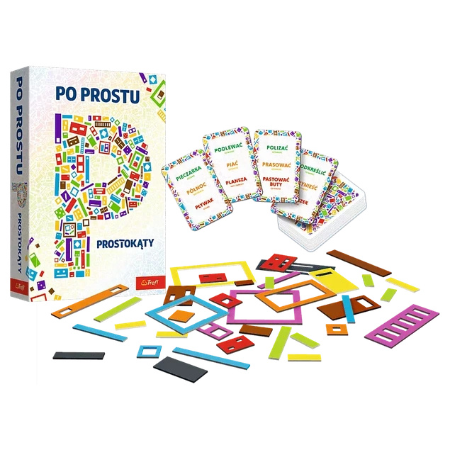 Po prostu P Prostokąty gra rodzinna 02437 Trefl