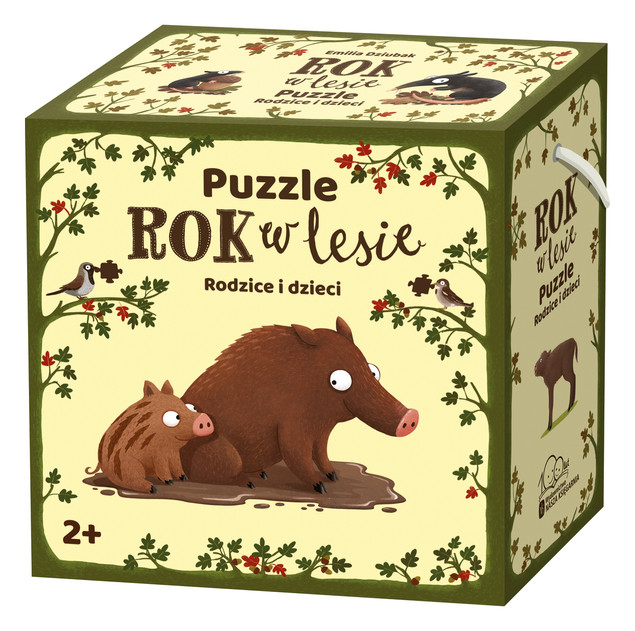 Rok W Lesie Puzzle Rodzice i Dzieci 20EL Układanka 2+ Nasza Księgarnia 7733