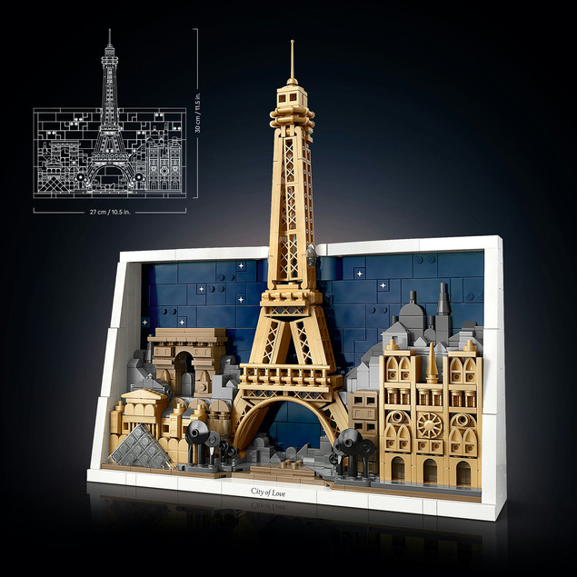 LEGO Architecture 21064 Paryż Miasto Miłości – Zestaw Kolekcjonerski dla Dorosłych
