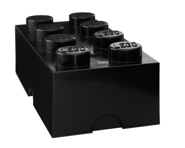 Pojemnik LEGO Storage Brick 8 Czarny (50x25x18cm) 40041733