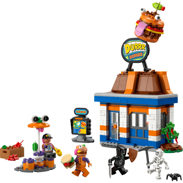 LEGO Fortnite 77076 Restauracja Durrr Burger – Kultowa Figurka Kolekcjonerska