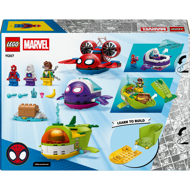 LEGO Marvel 11207 Spidey: Podwodne pojazdy – 154 elementy, 4+