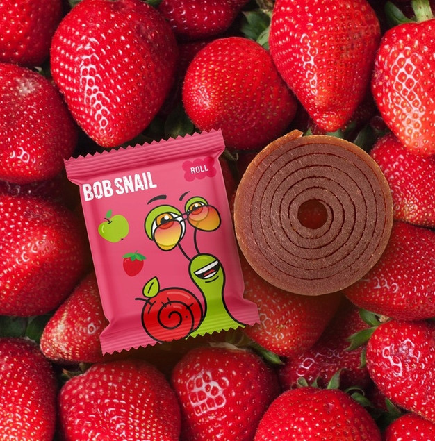 Zestaw hurtowy Bob Snail Fruit Rolls Mix 10x 420 sztuk