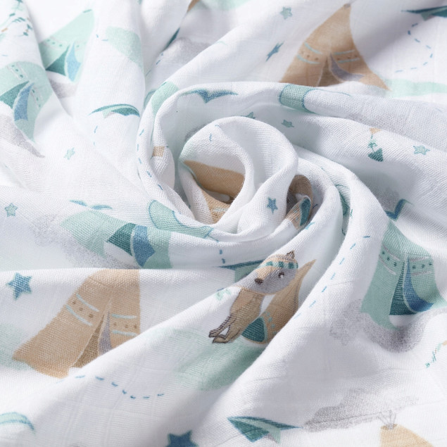 Pieluszki bambusowe Lisek 70x70cm 3 szt. – Babyono