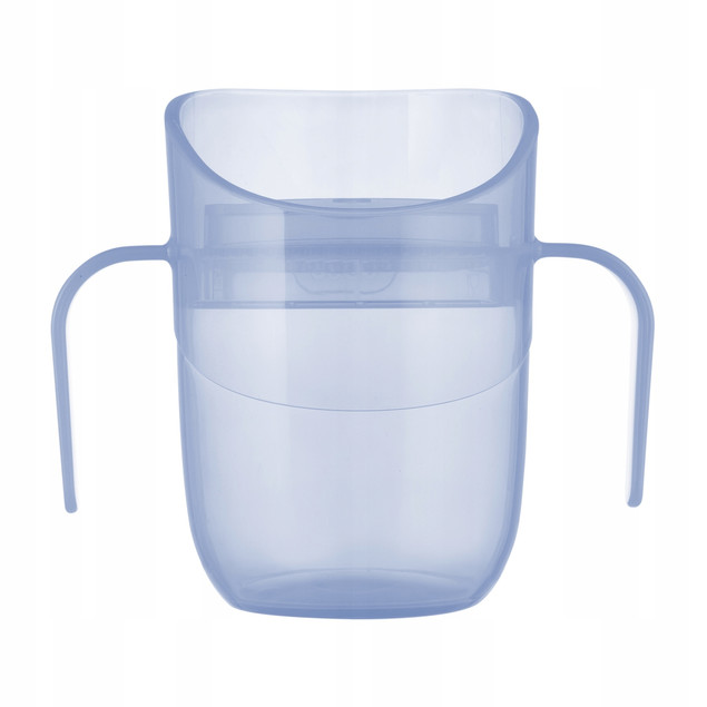 Kubek treningowy LOVI Genius 150 ml niebieski z uchwytami 6 m+