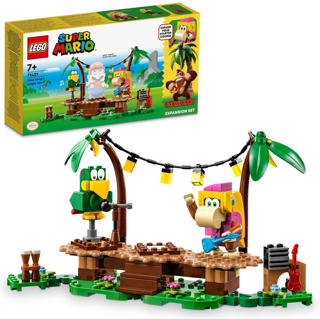 LEGO 71421 Super Mario Dżunglowy koncert Dixie Kong — zestaw rozszerzający