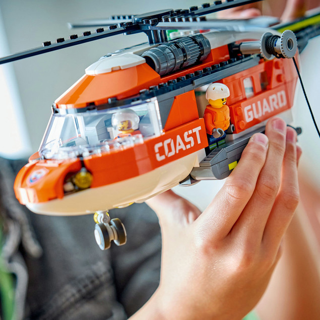 LEGO City 60503 Helikopter Straży Przybrzeżnej 7+ (551 el.)