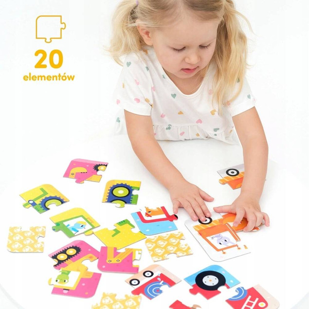 Puzzle Układam Pojazdy 2+ CzuCzu
