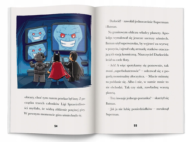 Książka LEGO DC Super Heroes Batman i Superman Zamiana