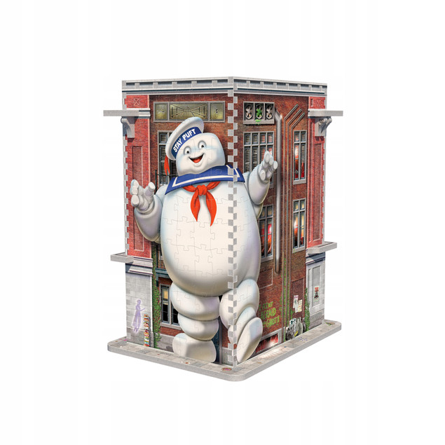 Wrebbit 3D Puzzle: Remiza Pogromców Duchów Ghostbusters Firehouse 500 elementów